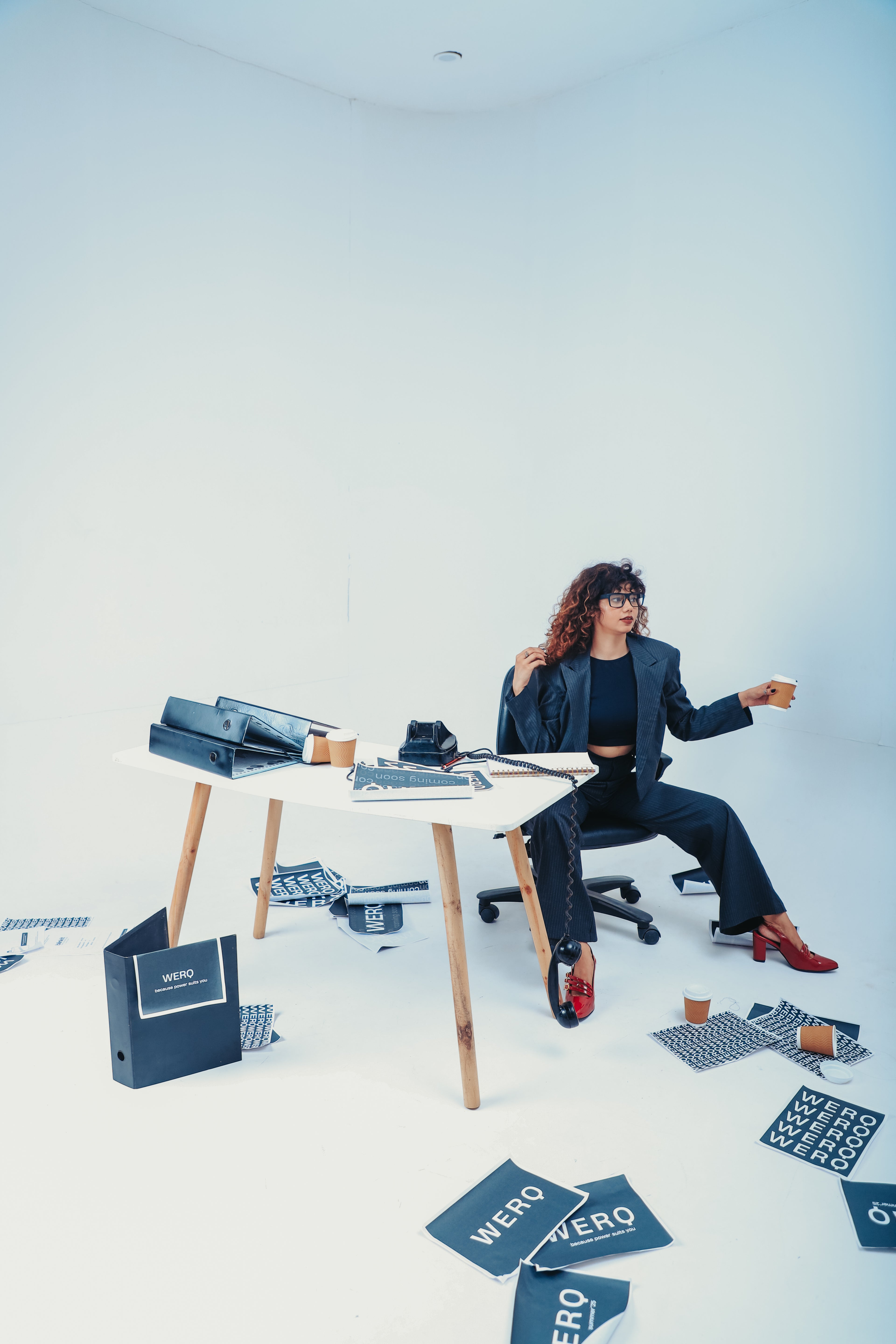 The Directive Set – Cropped Blazer Suit with Designer Lapels